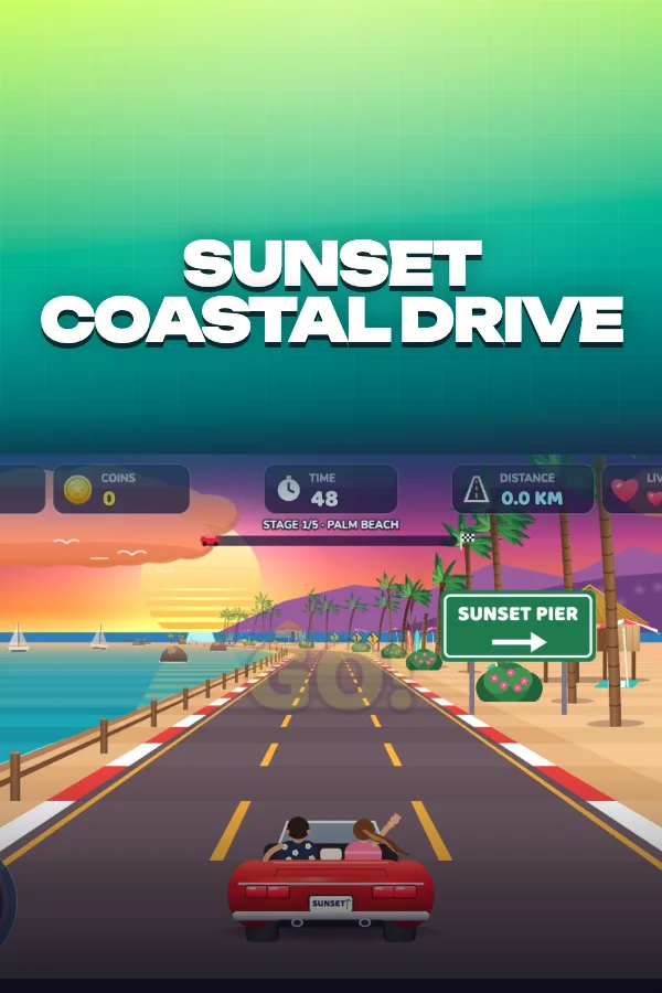 Sunset Coastal Drive
